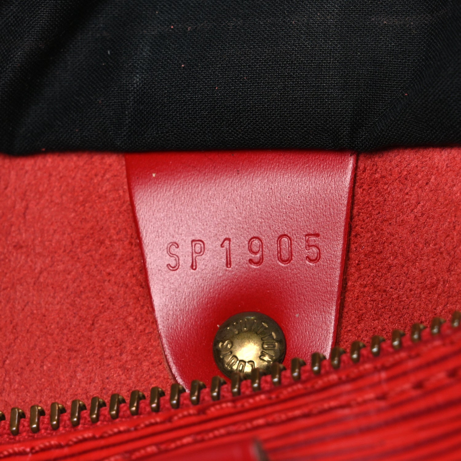 Louis Vuitton Epi Speedy 25 Castillan Red 6 of 9