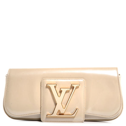 Louis Vuitton Patent Sobe Clutch Blanc Corail 1 of 7
