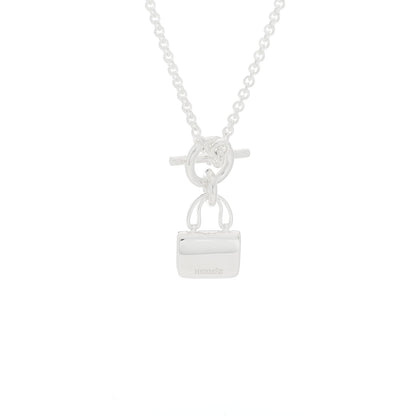 Hermes Sterling Silver Constance Amulettes Pendant Necklace 3 of 5