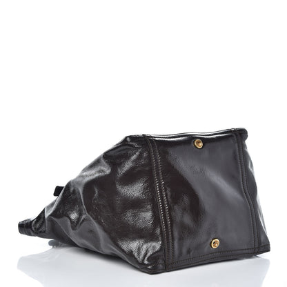 Saint Laurent Patent Small Downtown Brown 4 of 7