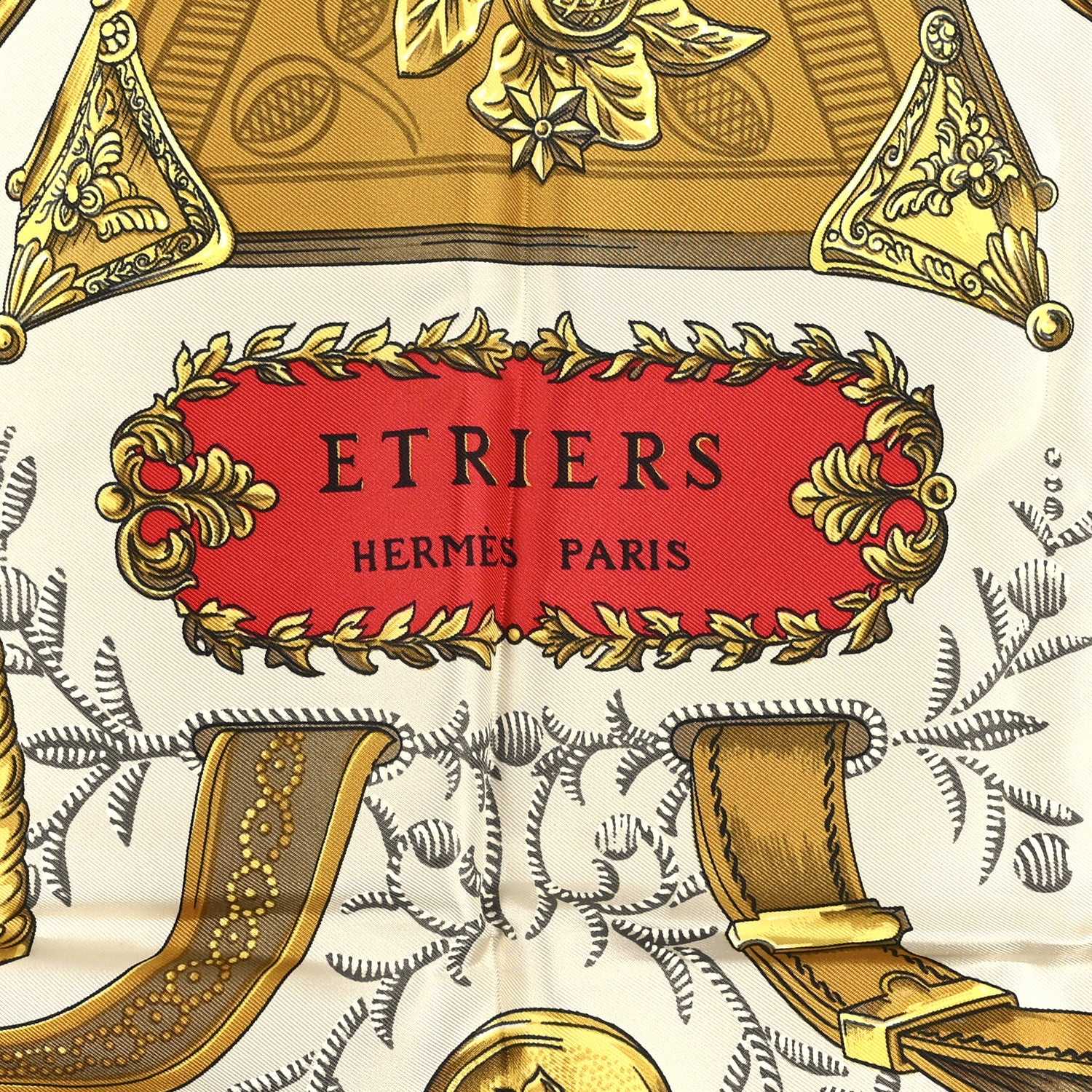 Hermes Silk Etriers Scarf 90 2 of 5