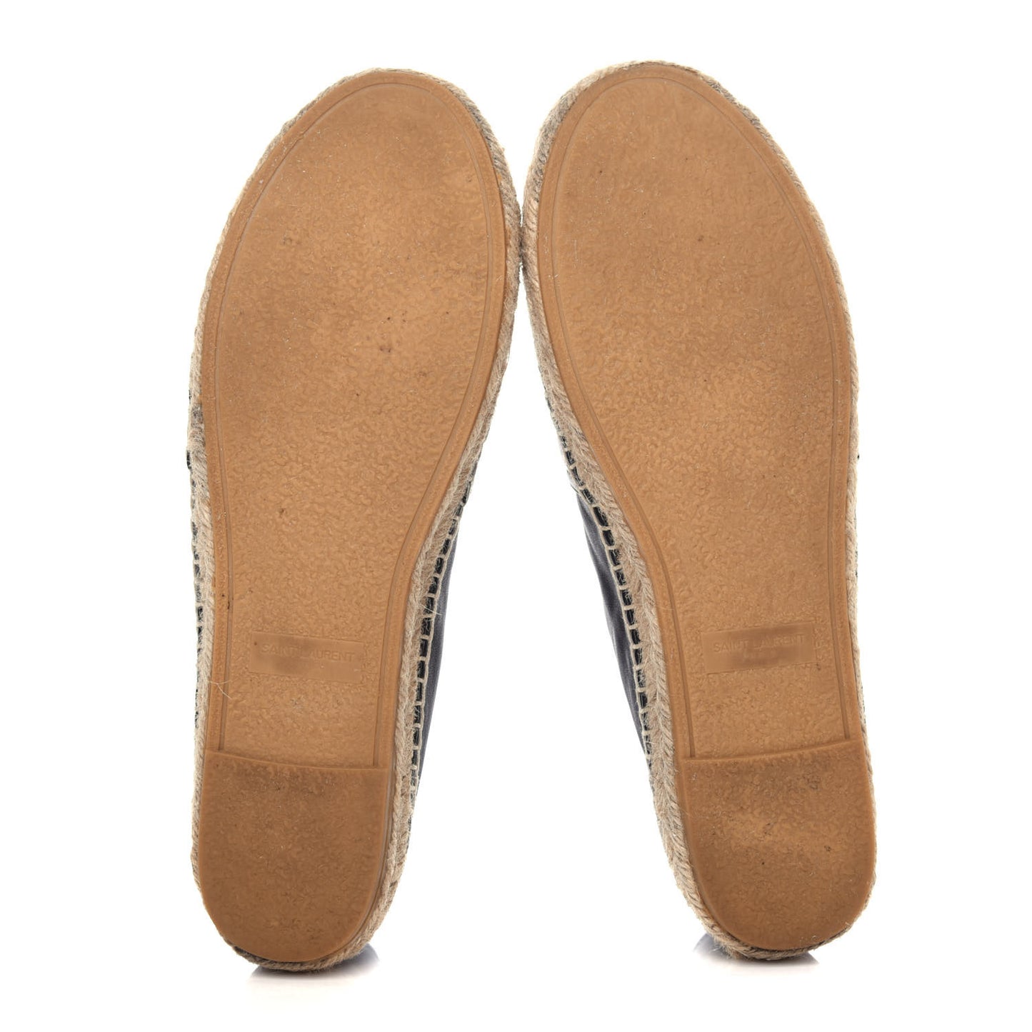 Lambskin Monogram Espadrilles 38.5 Black