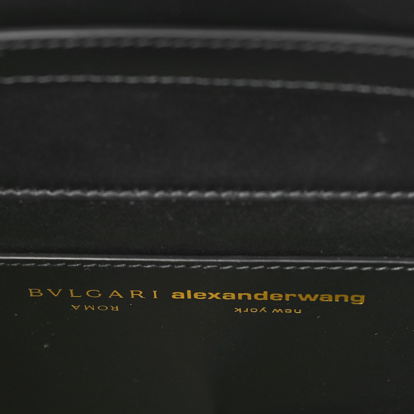 X ALEXANDER WANG Lambskin Serpenti Forever Belt Bag Black
