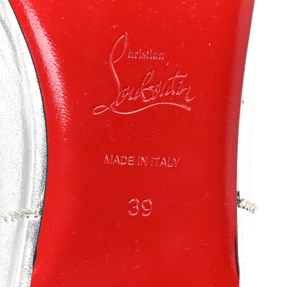 Christian Louboutin Nappa Mamadrague Flats 39 Silver 7 of 8