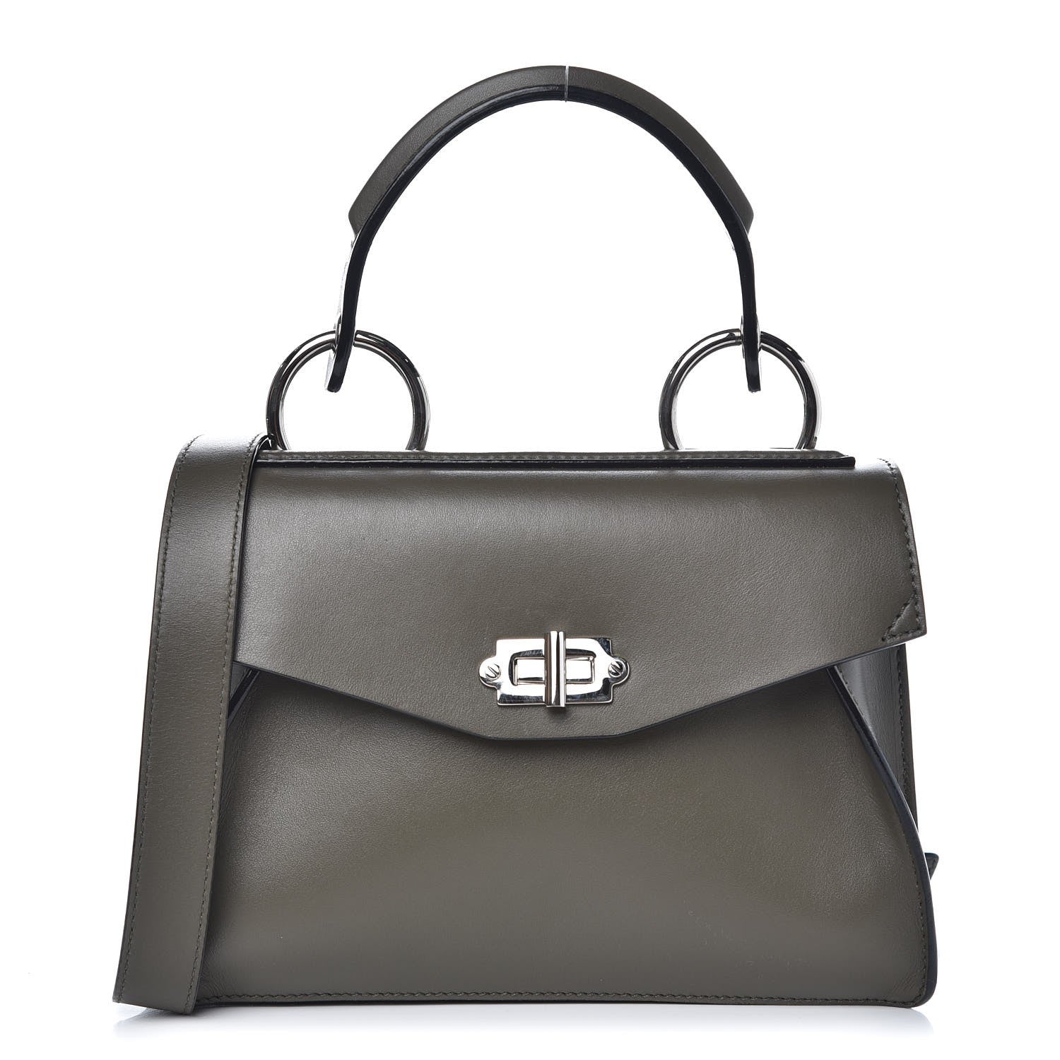 Proenza Schouler Calfskin Small Hava Top Handle Bag Cypress 1 of 6