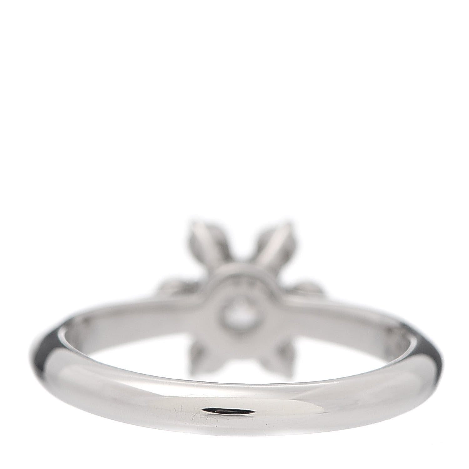 Tiffany Platinum Diamond Flower Ring 48 4.5 3 of 5
