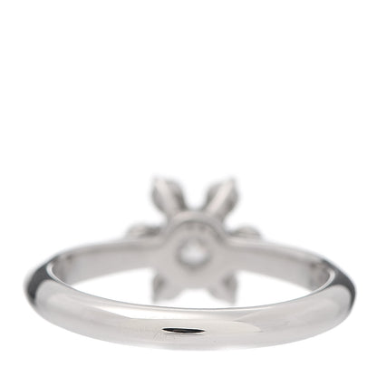 Tiffany Platinum Diamond Flower Ring 48 4.5 3 of 5