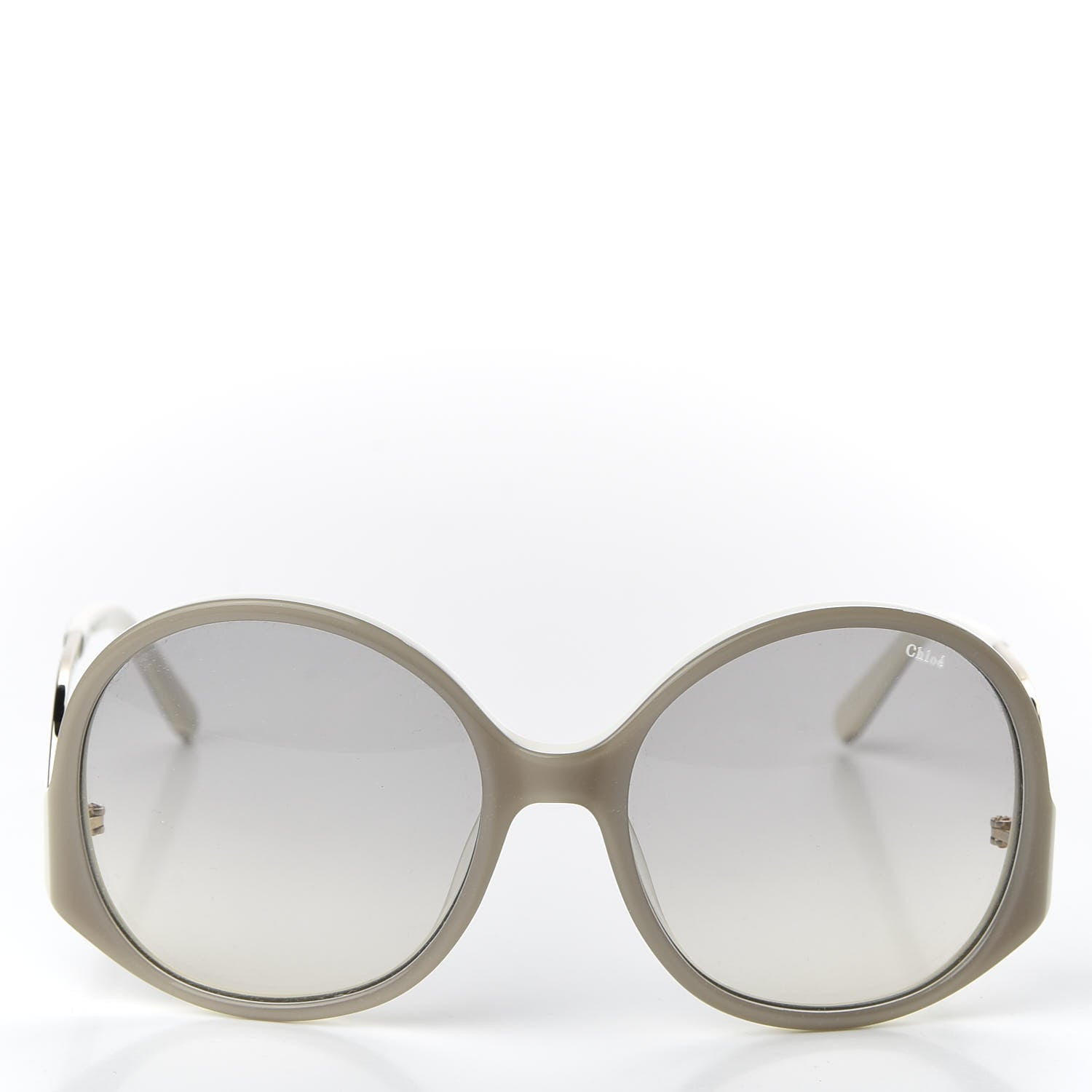 Chloe Acetate Oversized Round Emilia Sunglasses CE707S Turtledove 2 of 8