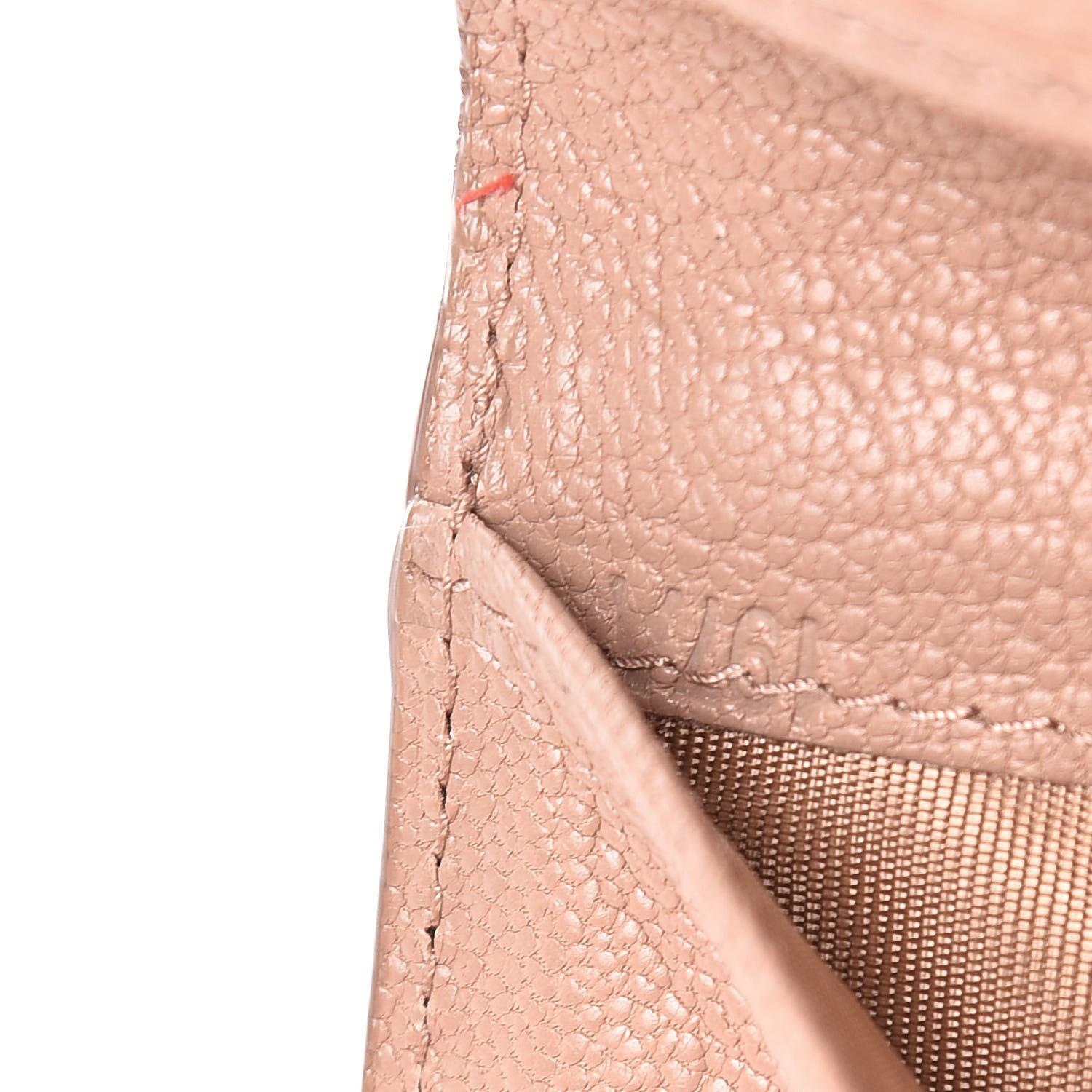 Miu Miu Goatskin Madras Flap Wallet Cammeo 8 of 16