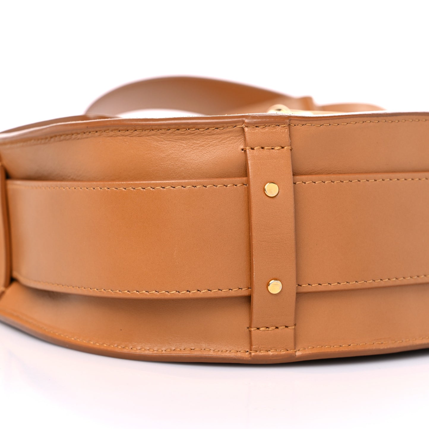 Calfskin Suede Large Tess Bag Autumnal Brown