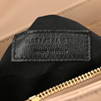 Saint Laurent Calfskin Y Quilted Monogram Medium Loulou Chain Satchel Dark Latte 7 of 10