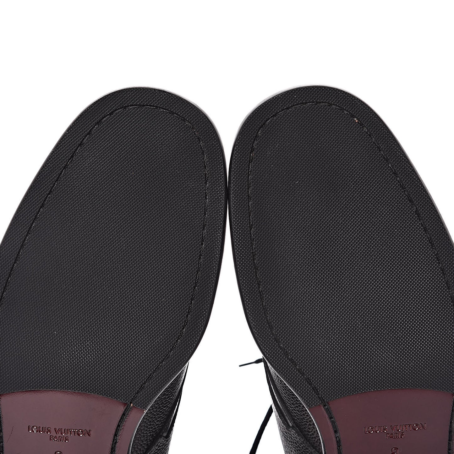 Calfskin Grained Winter Feel Ankle Boots 9 Black