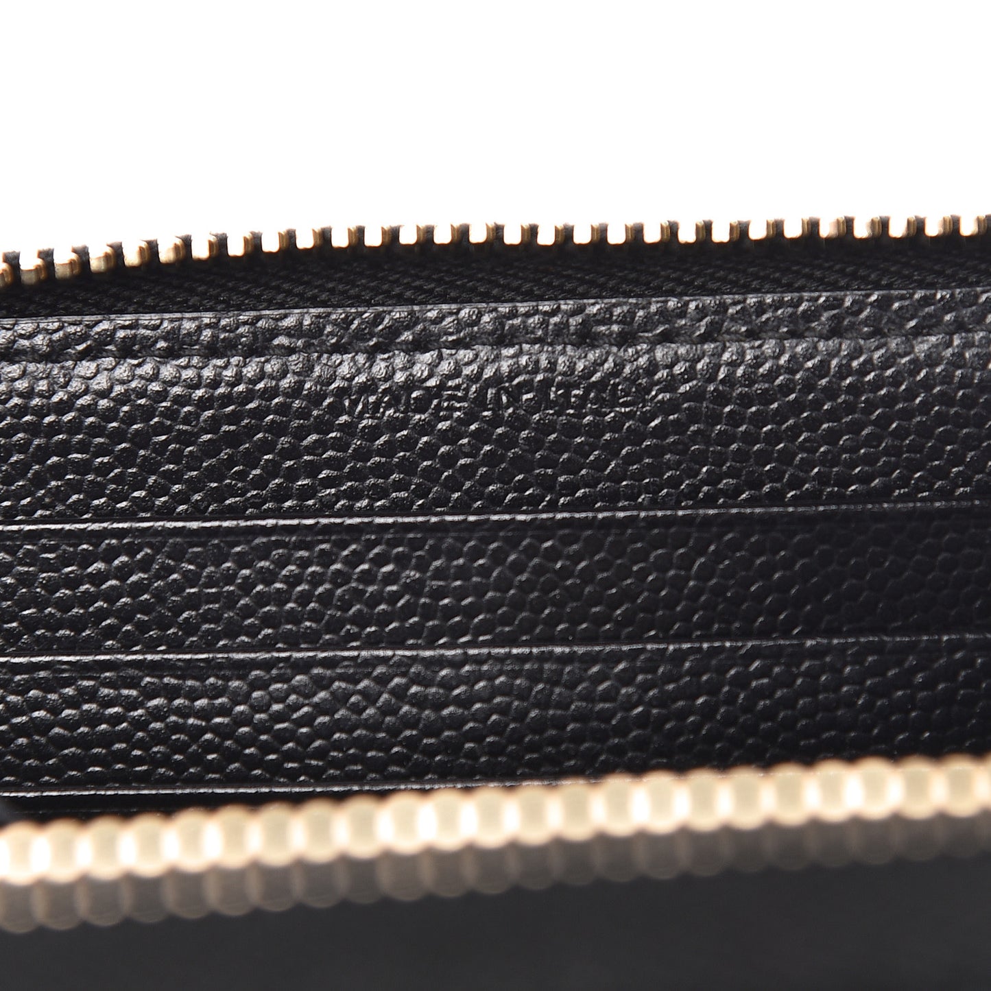 Grain De Poudre Matelasse Chevron Monogram Phone Wallet Black