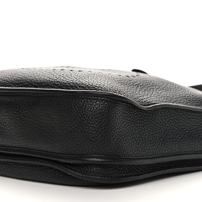 Hermes Taurillon Clemence Evelyne III PM Black 9 of 9