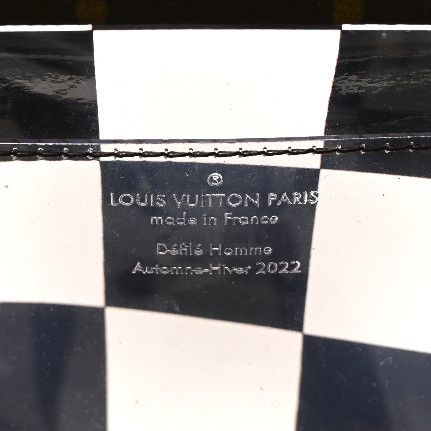 Louis Vuitton PVC Monogram Chess Christopher Backpack MM 6 of 10