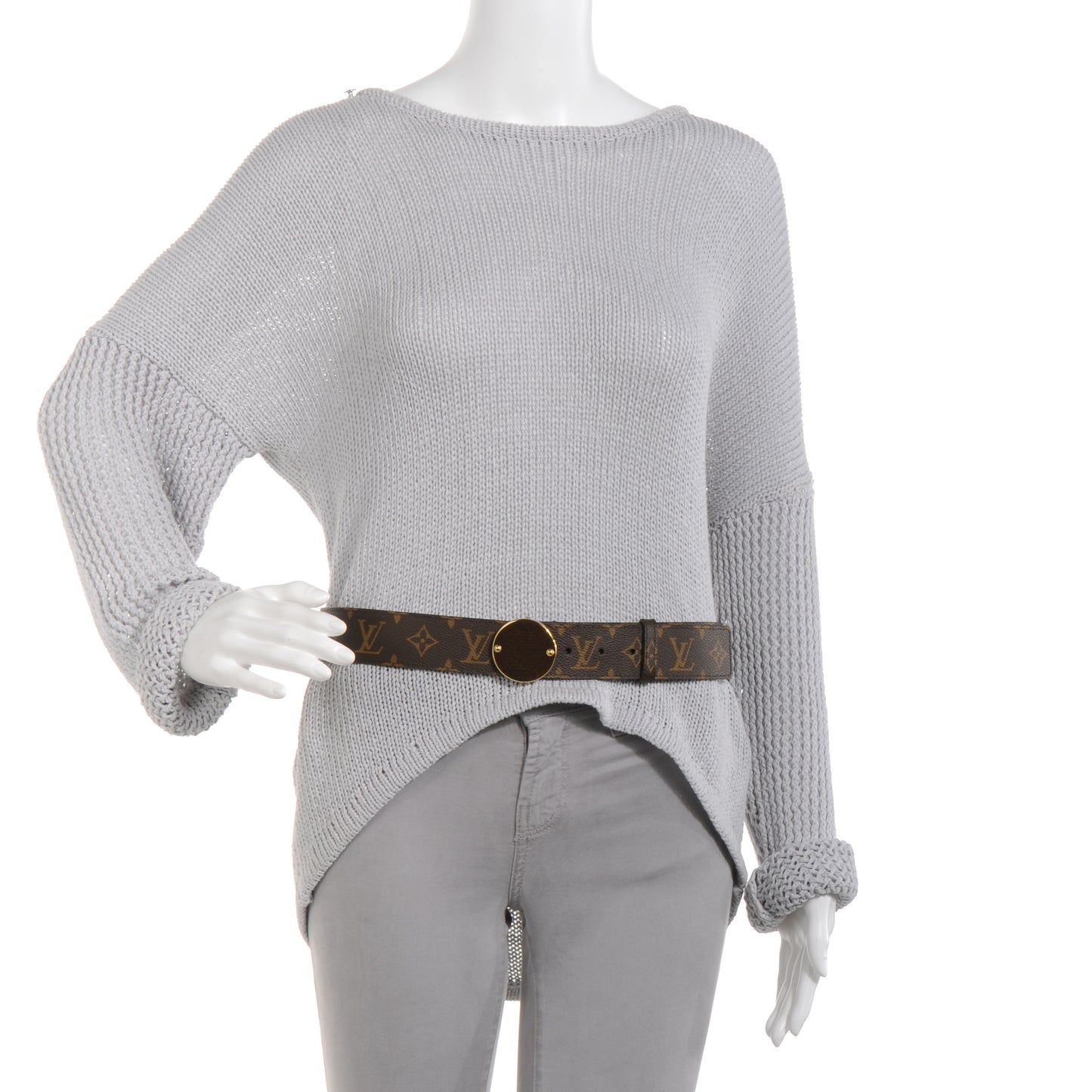 Monogram Trunks and Bags Belt 90 36