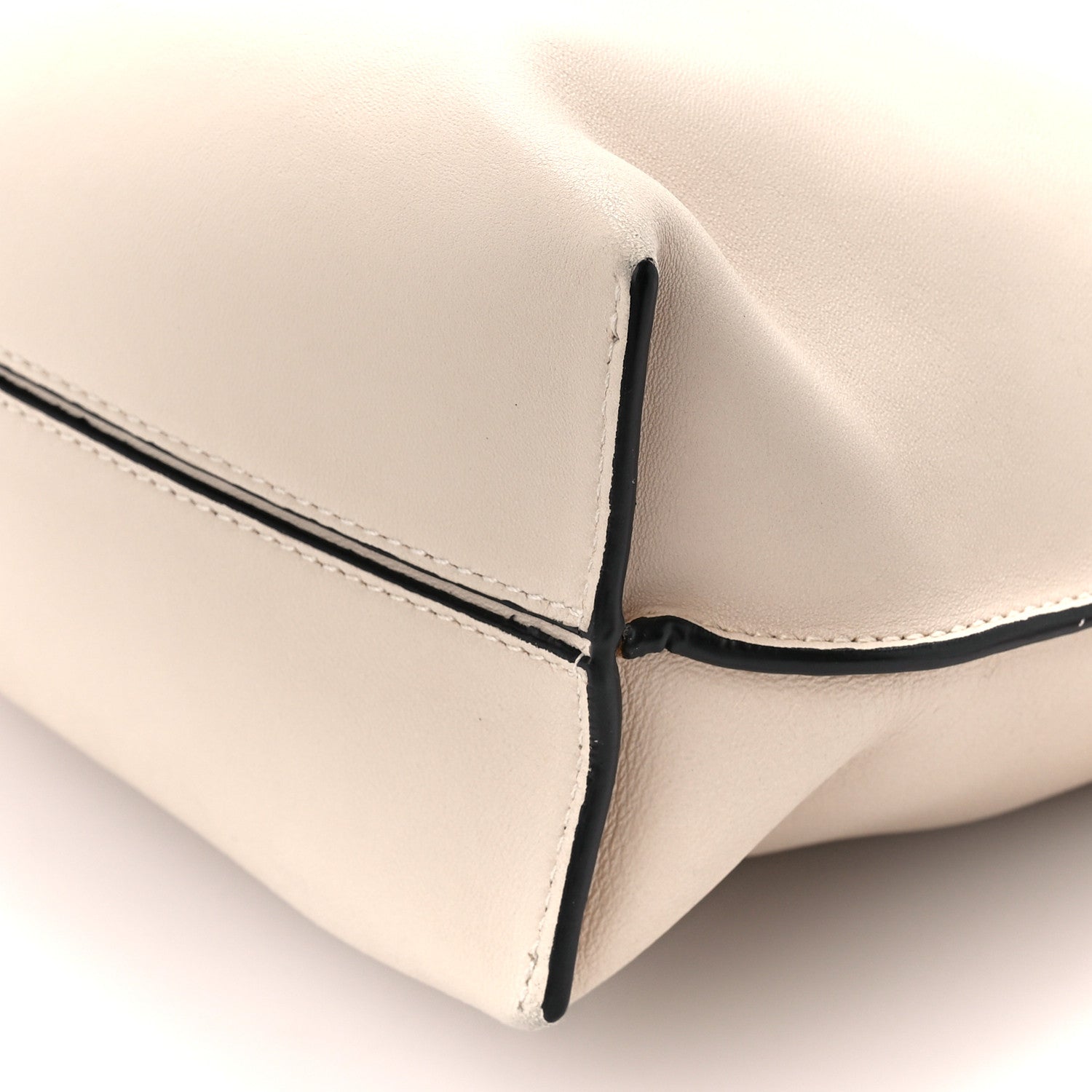 Loewe Calfskin Small Flamenco Knot Bag Ivory 11 of 13