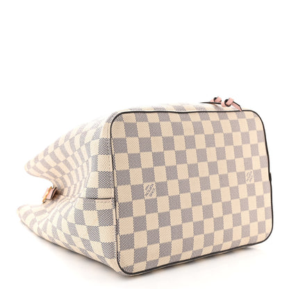 Louis Vuitton Damier Azur Neonoe MM Eau De Rose 4 of 12