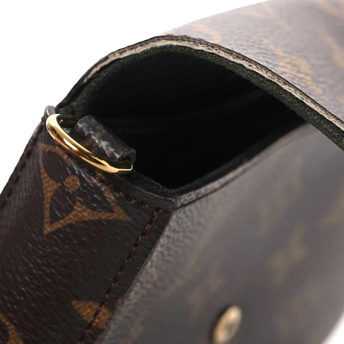 Monogram Felicie Strap & Go Kaki