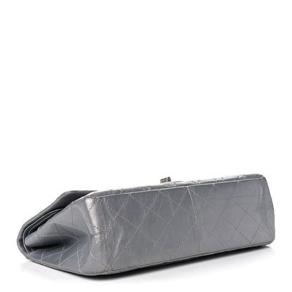 Chanel Metallic Aged Calfskin Quilted 2.55 Reissue 227 Flap Silver 4 of 12