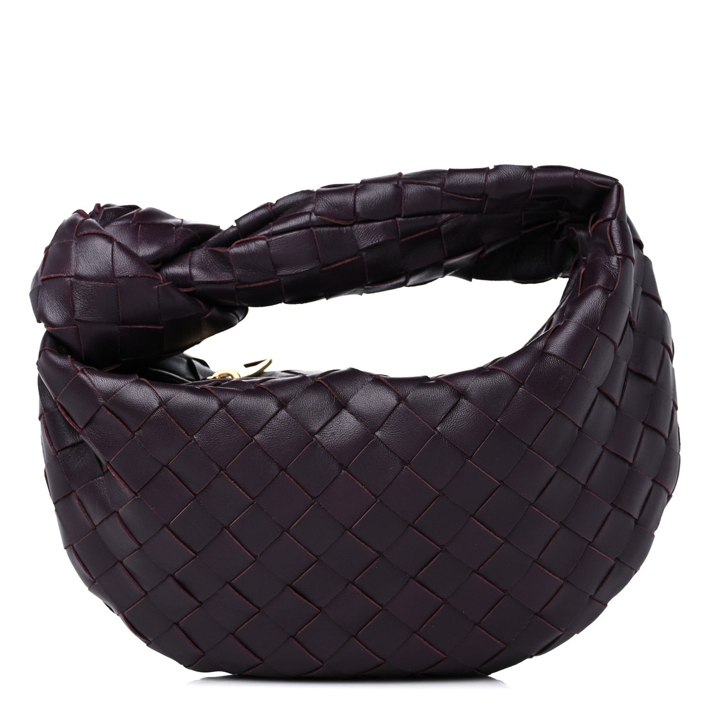 Nappa Intrecciato Mini Jodie Grape