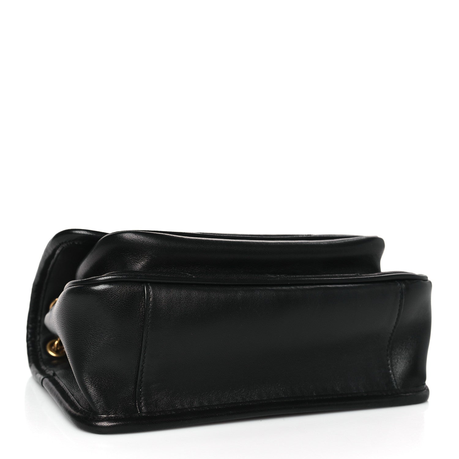 Saint Laurent Lambskin Matelasse Monogram Baby Niki Chain Satchel Black 4 of 10