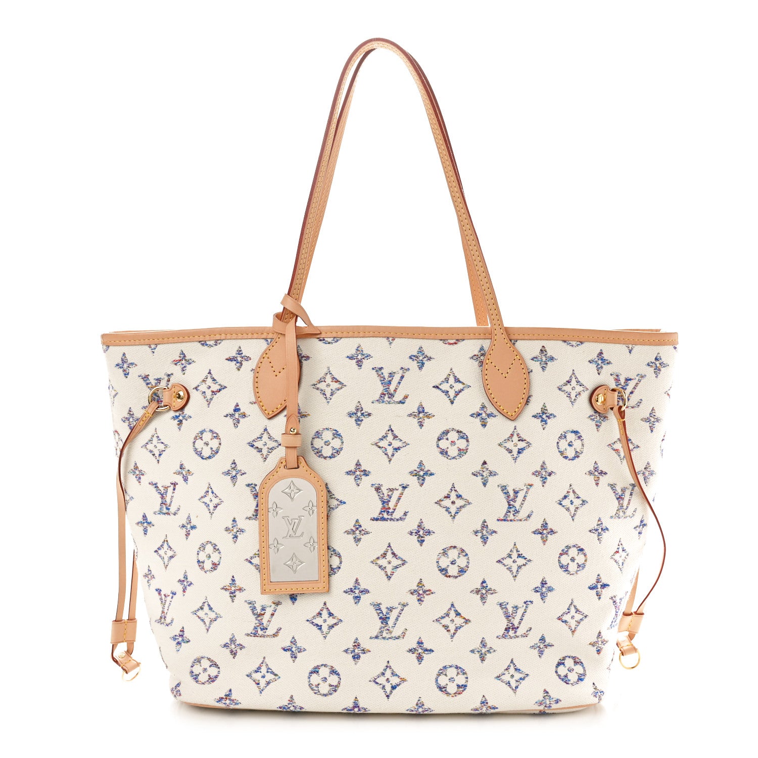 Louis Vuitton Monogram Jacquard Neverfull MM Multicolor Beige 1 of 9