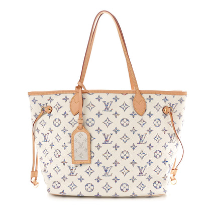 Louis Vuitton Monogram Jacquard Neverfull MM Multicolor Beige 1 of 9
