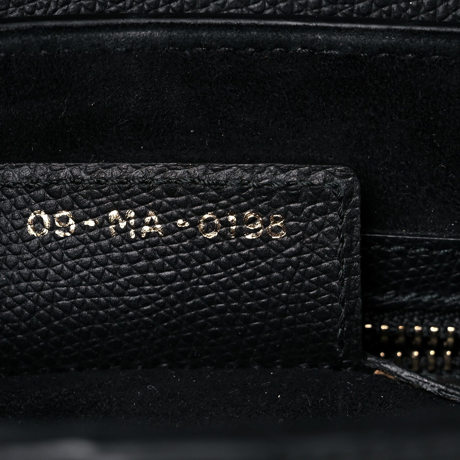 Christian Dior Grained Calfskin Saddle Bag Black 7 of 15