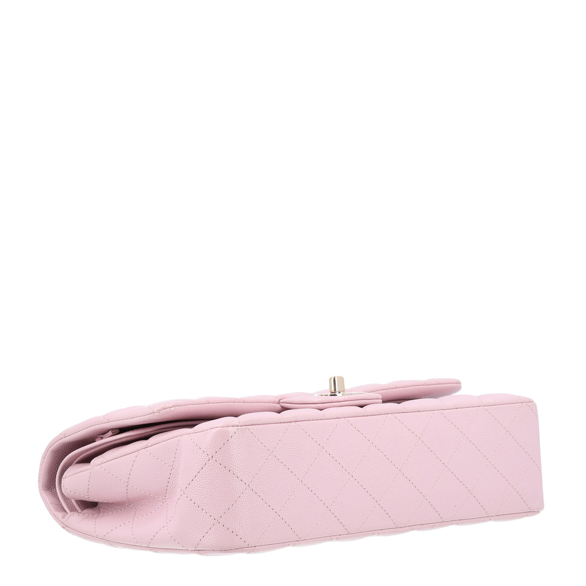 Chanel Caviar Quilted Medium Double Flap Light Pink 4 of 10