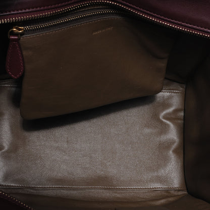 Celine Smooth Calfskin Mini Luggage Burgundy 6 of 9