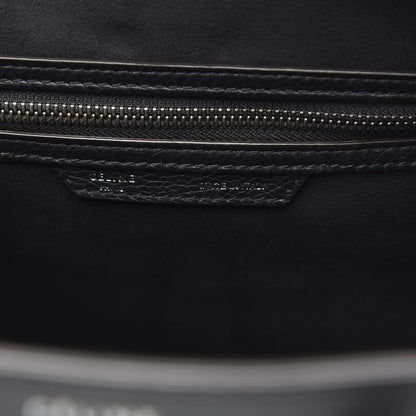 Celine Drummed Calfskin Micro Luggage Black 6 of 12