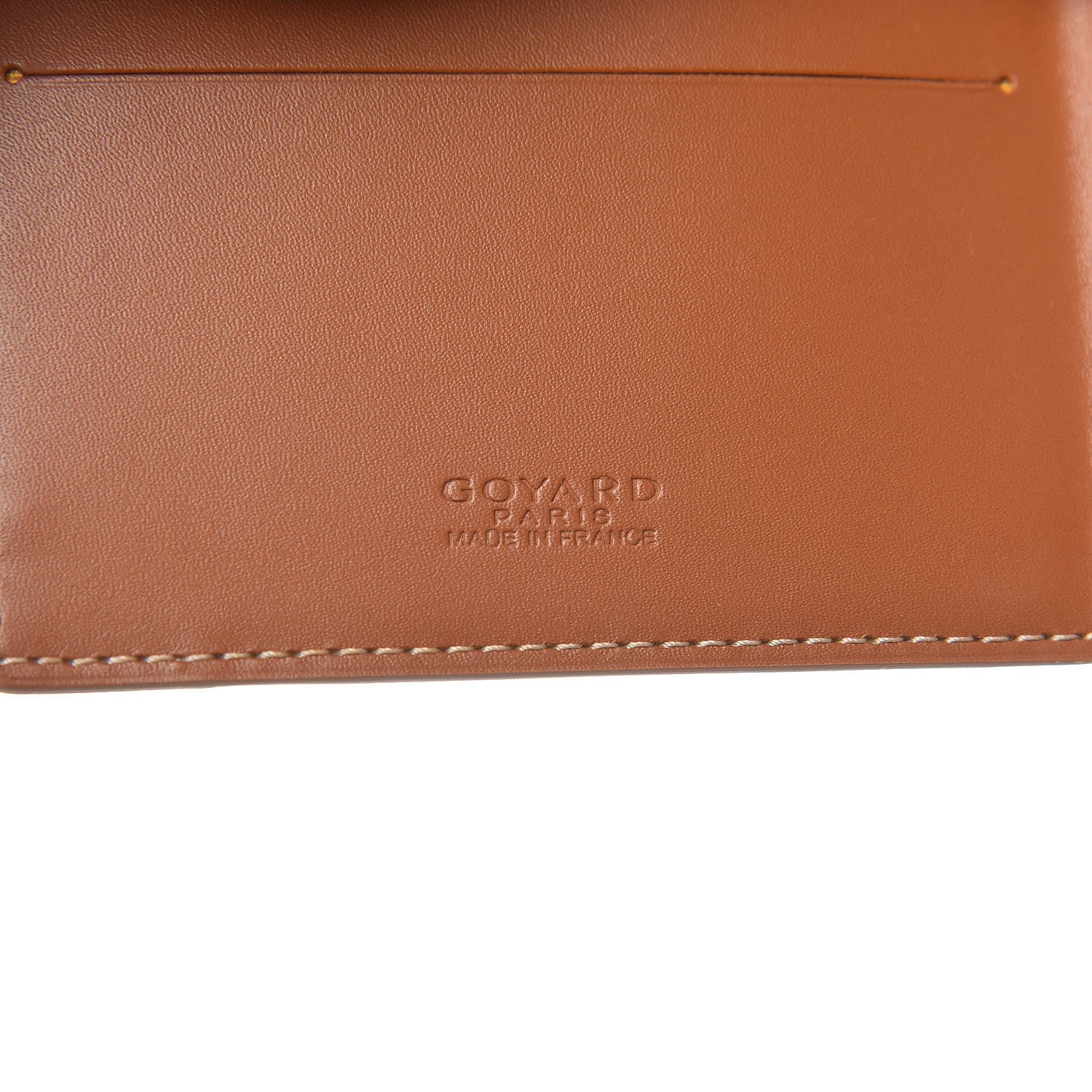 Goyard Goyardine Victoire Card Holder Insert Black Gold 6 of 8