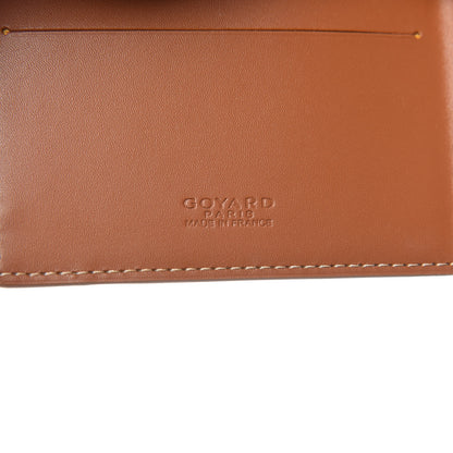 Goyard Goyardine Victoire Card Holder Insert Black Gold 6 of 8