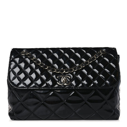 Chanel Vinyl Quilted In the Business Flap Bag Black 1 of 11