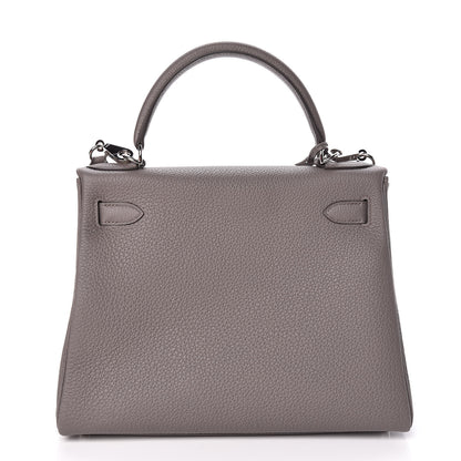 Hermes Togo Kelly Retourne 28 Etain 4 of 34