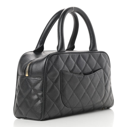 Chanel Caviar Quilted Small Bowler Black 3 of 16