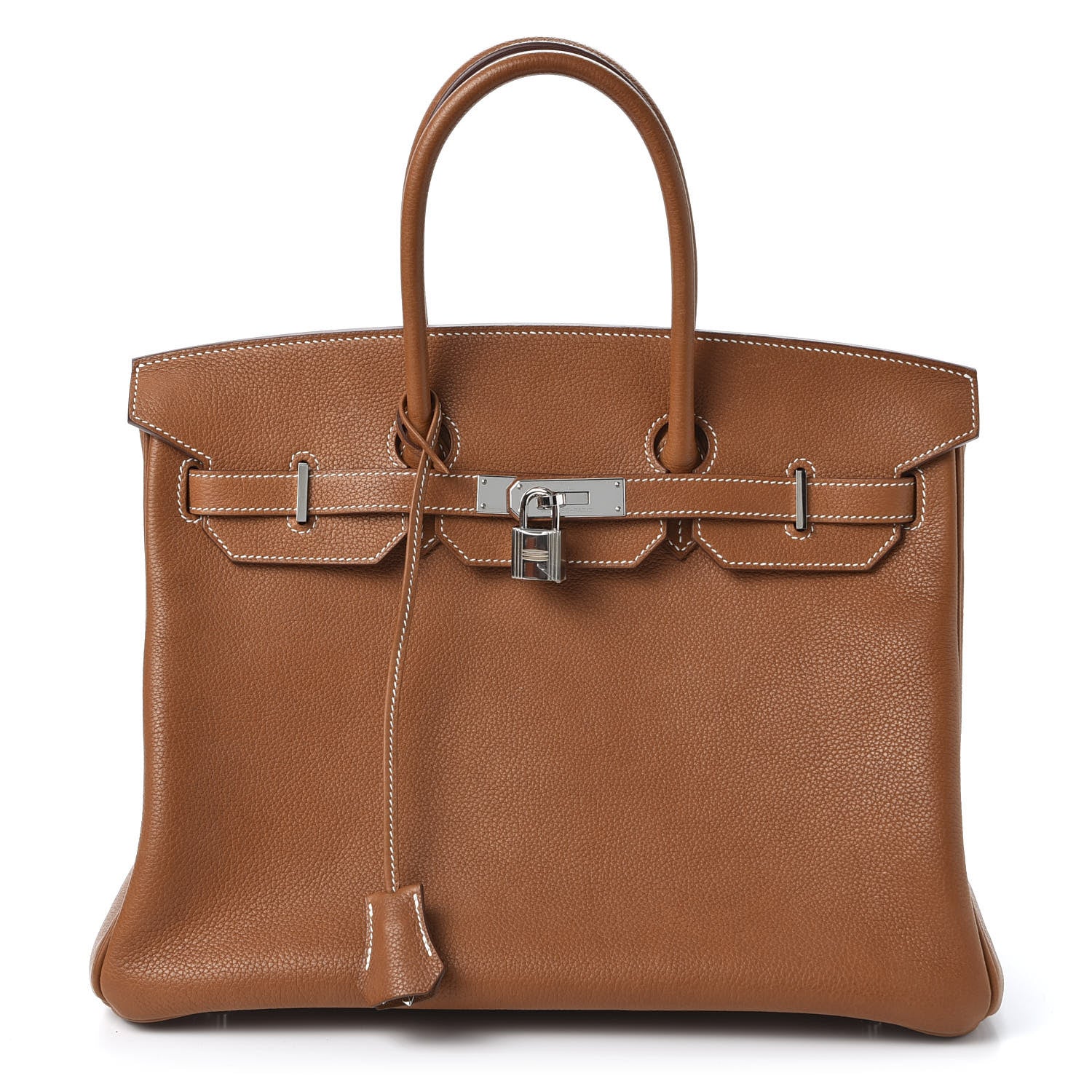 Hermes Natural Barenia Faubourg Birkin 35 Fauve 1 of 13