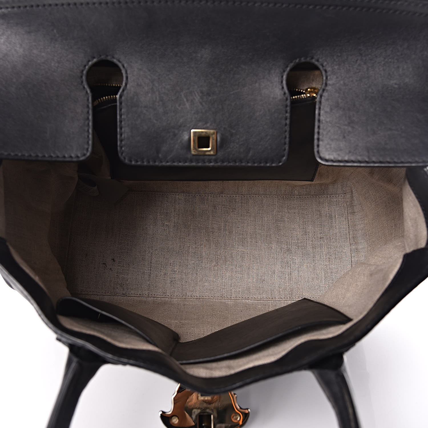 Versace Calfskin Large Palazzo Empire Bag Black 6 of 40