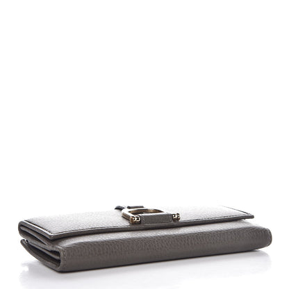 Gucci Pebbled Calfskin Greenwich Wallet Grey 4 of 9