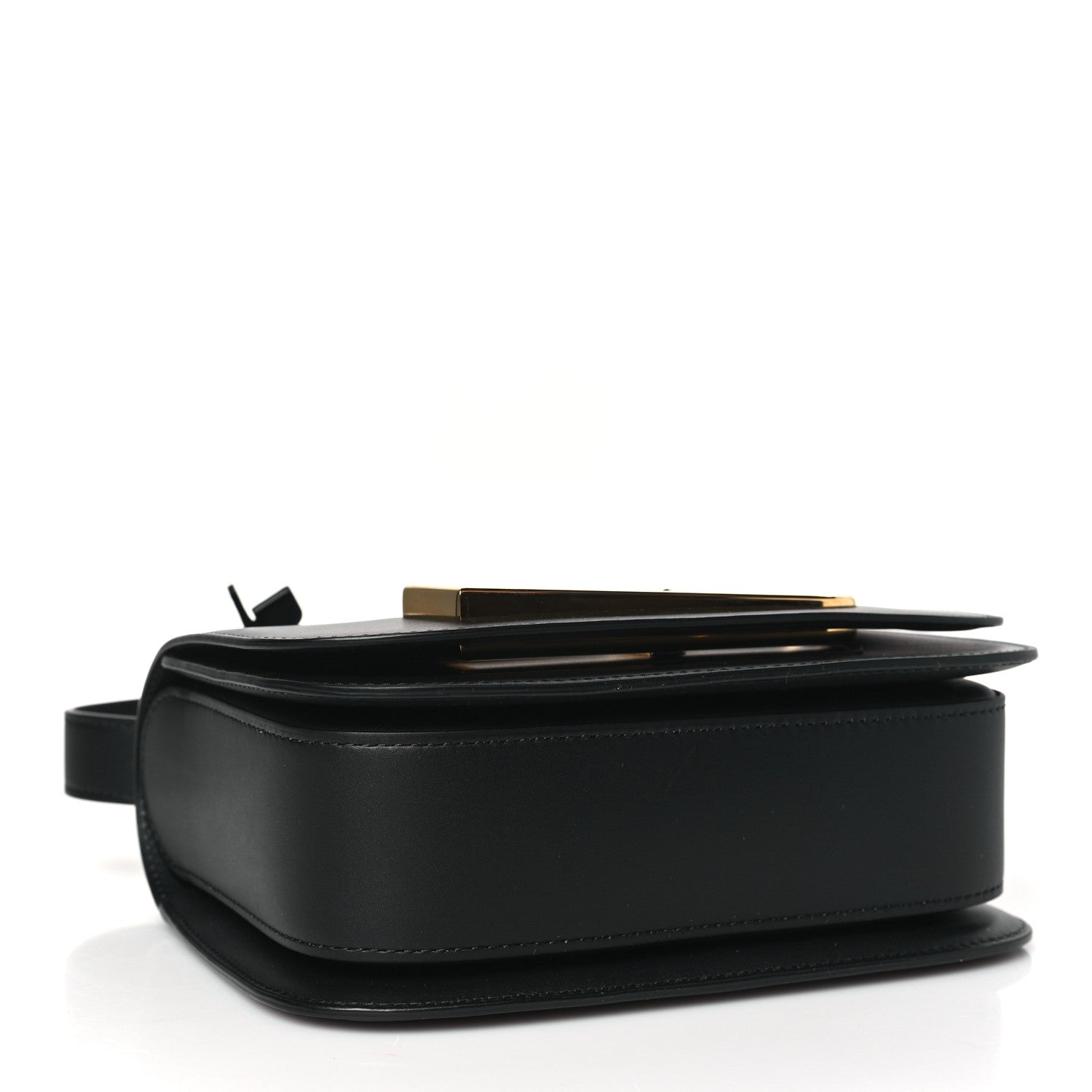 Delvaux Olen Calfskin Small Lingot Crossbody Black 4 of 9