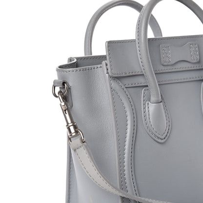 Celine Smooth Calfskin Nano Luggage Sky 18 of 25