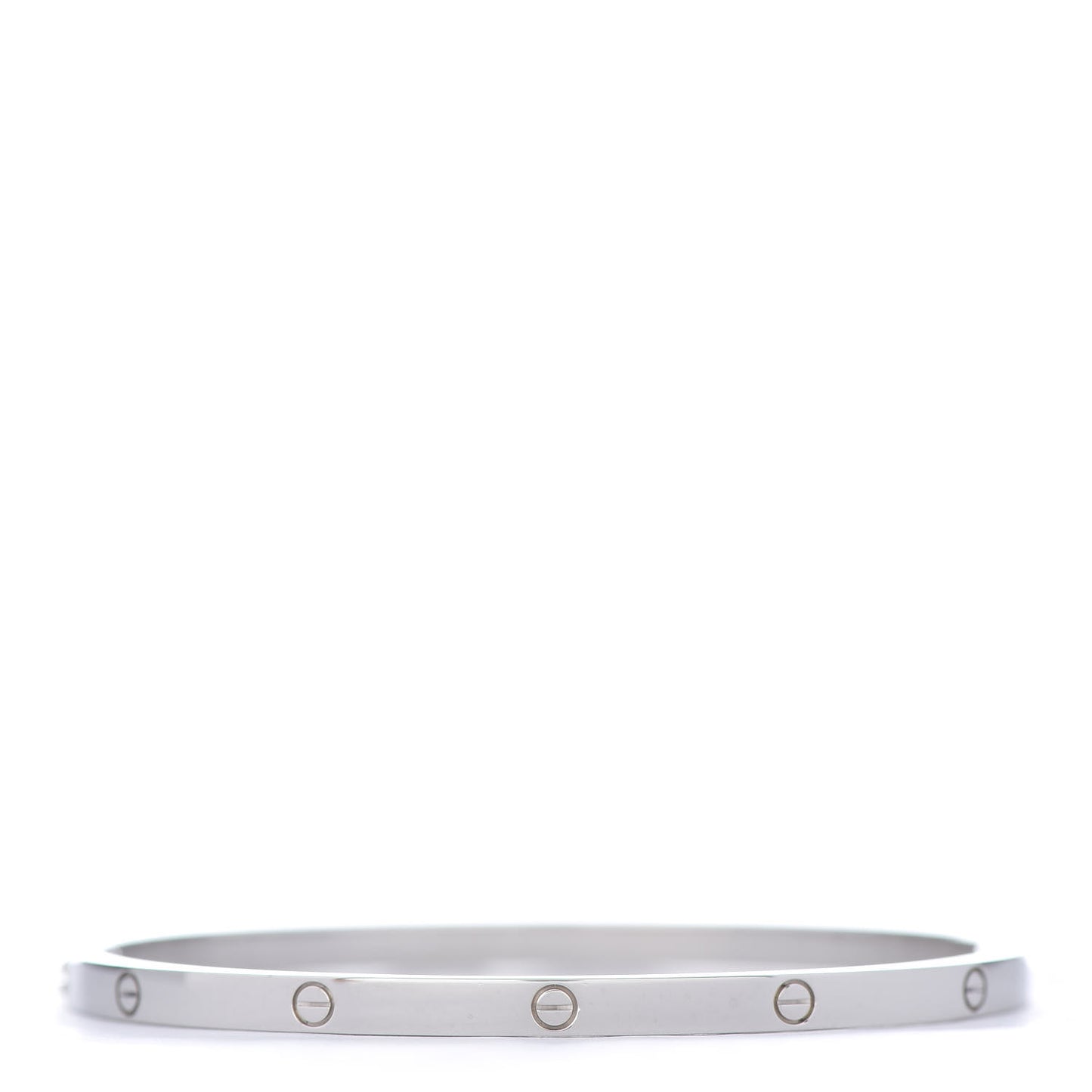 18K White Gold Small LOVE Bracelet 18