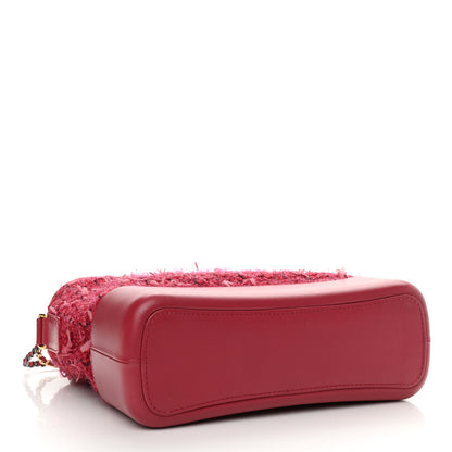 Chanel Tweed Calfskin Medium Gabrielle Hobo Pink 4 of 9