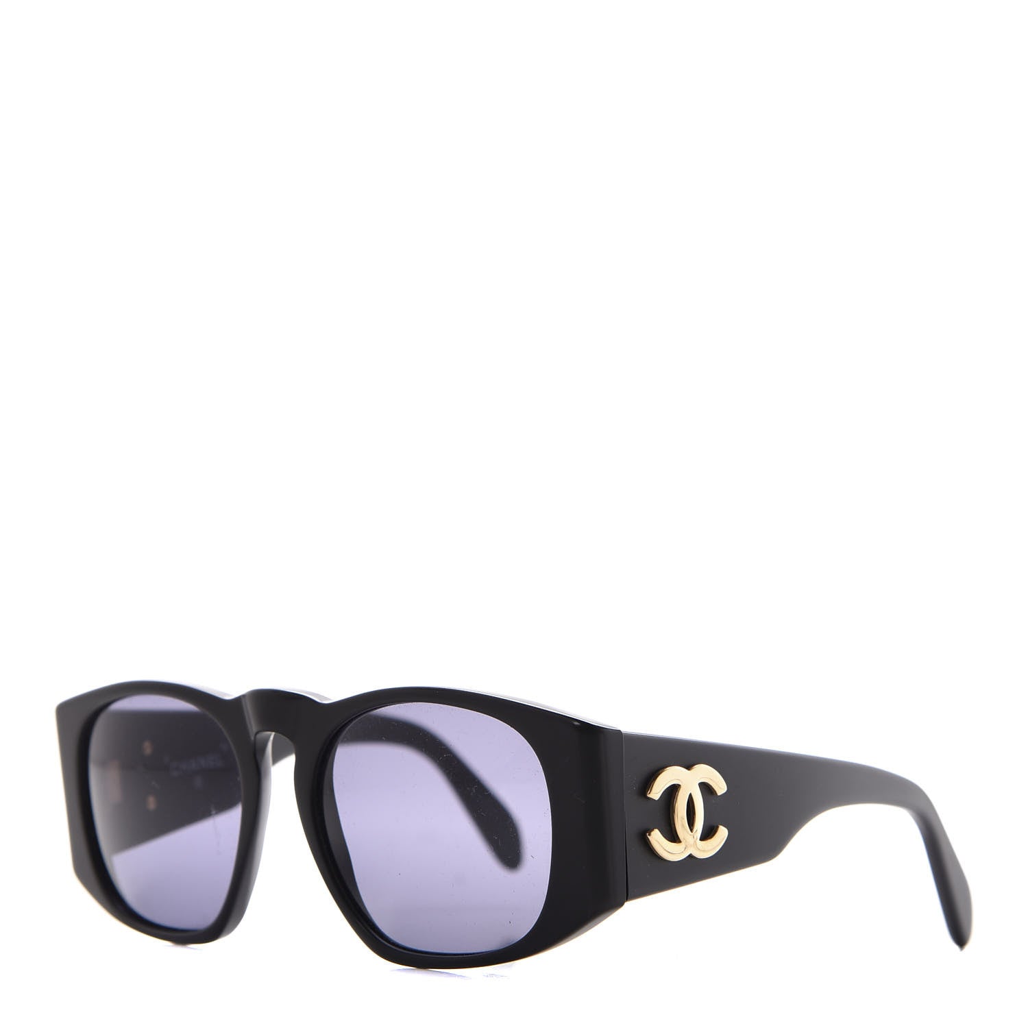 Chanel CC Logo Sunglasses 0004 Black 1 of 6