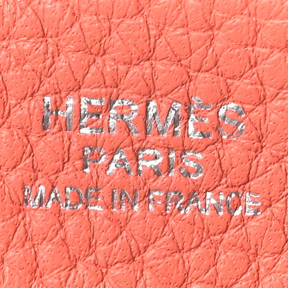 Hermes Taurillon Clemence Evelyne III PM Crevette 6 of 10