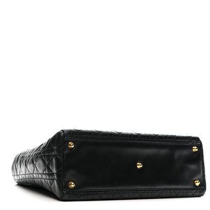 Christian Dior Lambskin Cannage Large Lady Dior Black 4 of 16