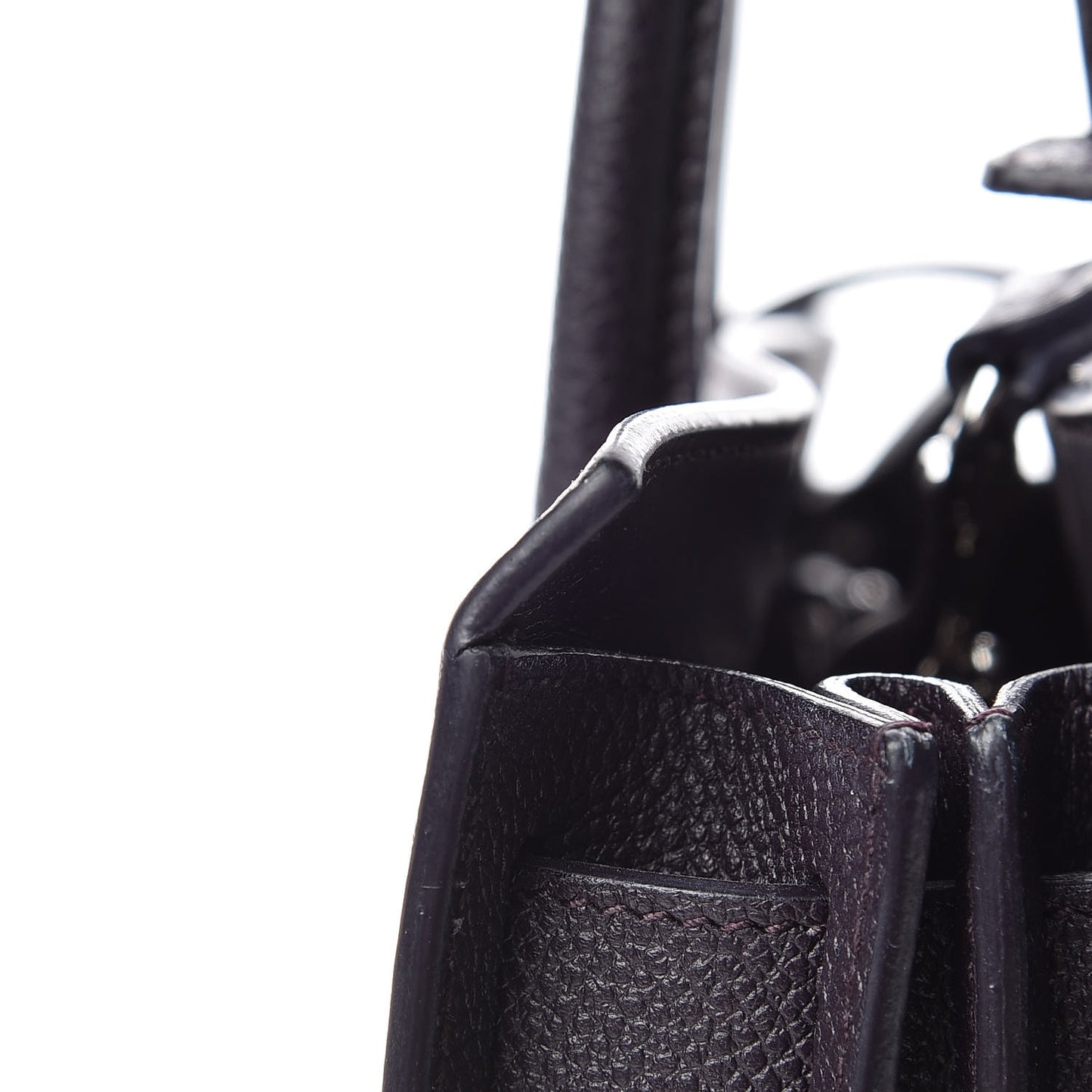 Grained Calfskin Baby Sac De Jour Deep Purple