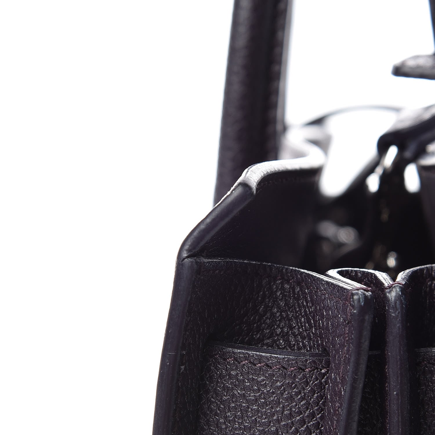 Saint Laurent Grained Calfskin Baby Sac De Jour Deep Purple 9 of 24