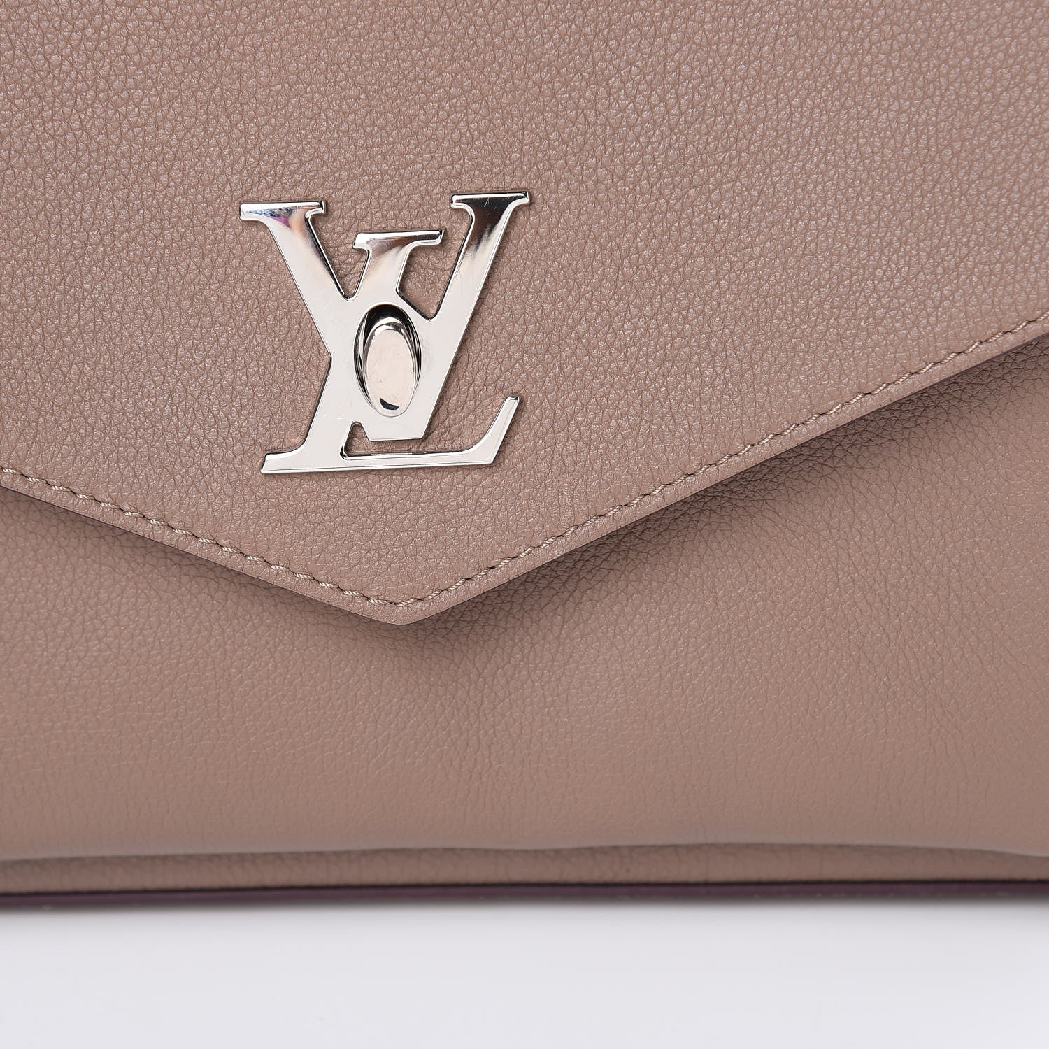 Louis Vuitton Soft Calfskin My Lockme Top Handle Taupe Glace 10 of 10